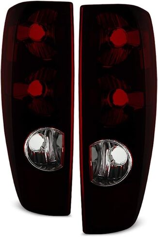 ACANII - For Red Smoke 2004-2012 Chevy Colorado GMC Canyon Tail Lights Brake Lamps Replacement Driver & Passenger Side in Saudi Arabia