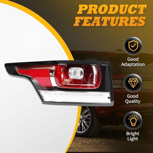 Driver Side Tail Light Assembly Compatible with 2014-2017 Range Rover Sport Left Rear Taillight Tail Lamp LR061589 LR043978 in Saudi Arabia