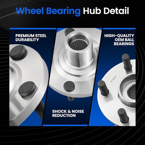 930-400 Front Wheel Bearing and Hub Assembly Compatible with Lexus ES300h ES330 ES350 RX330 RX350 RX400h, Compatible with Toyota Avalon Camry Highlander Sienna Solara Venza, 5-Lug 2PCS in Saudi Arabia