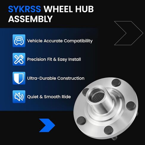 930-400 Front Wheel Bearing and Hub Assembly Compatible with Lexus ES300h ES330 ES350 RX330 RX350 RX400h, Compatible with Toyota Avalon Camry Highlander Sienna Solara Venza, 5-Lug 2PCS in Saudi Arabia