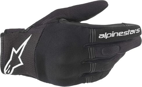 Alpinestars Men's Copper Motorcyle Riding Glove, Black/White, L in Saudi Arabia