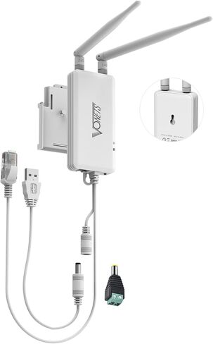 VONETS WiFi to Wired WiFi Bridge Ethernet/Signal Repeater Mini Industrial 2.4GHz 300Mbps 1 RJ45 Male USB/DC Powered for Monitoring,Electronic Scales,IP Printer,Robots,Medical Devices VAP11G-300 in Kuwait