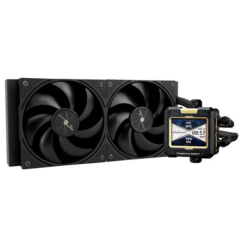 Thermalright FW360 CPU CPU AIO Cooler ، نظام تبريد مياه المواصفات PC 360 ، شاشة IPS LCD بدقة 320 * 240 ، ل AM5 و Intel LGA1851 ، مضخة عالية الأداء ، تأتي مع شاشة 2.4 بوصة LCD in Saudi Arabia