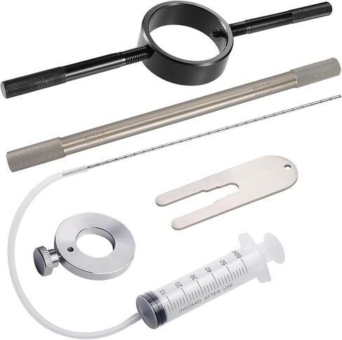 Motorcycle Fork Service Tool Kit Endxedo Fork Oil Level Tool Fork Spring Compressor and Damper Rod Bleed Tool 3PCS Motorcycle Fork Tool Set in Saudi Arabia