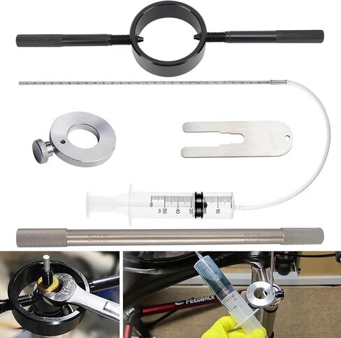 Motorcycle Fork Service Tool Kit Endxedo Fork Oil Level Tool Fork Spring Compressor and Damper Rod Bleed Tool 3PCS Motorcycle Fork Tool Set in Saudi Arabia