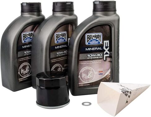 Tusk 4-Stroke Oil Change Kit Bel-Ray EXL 10W-40 Compatible with Suzuki King Quad 750AXi 2008-2009, 2011-2024 in Saudi Arabia