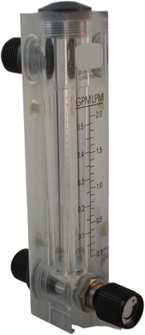 LZM-25 adjustable panel type Acrylic flowmeter(flow meter) male 1"BSPT(5-40GPM for liquid) in Kuwait