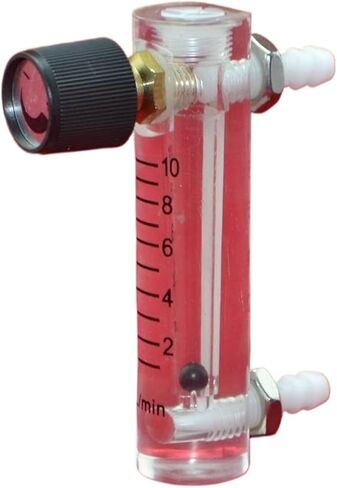 LZQ-3 0-10LPM plastic air flowmeter Oxygen flow meter with control valve for Oxygen conectrator,it can adjust flow in Kuwait