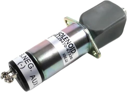 12V Fuel Stop Solenoid Shut Solenoid Down Diesel 1504-12A6U1B1S2 1502-12D6U1B1S1A 129470-67320 Compatible For Yanmar Diesel Replacements in Kuwait