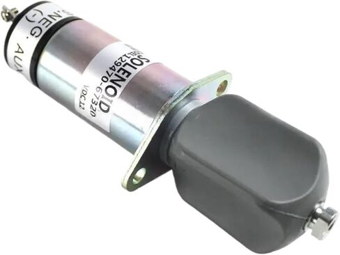 12V Fuel Stop Solenoid Shut Solenoid Down Diesel 1504-12A6U1B1S2 1502-12D6U1B1S1A 129470-67320 Compatible For Yanmar Diesel Replacements in Kuwait