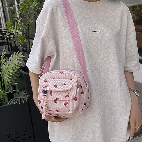 Cute Purses Corduroy Purse Crossbody Bags for Women Cute Handbags in Saudi Arabia