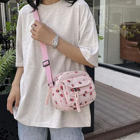 Cute Purses Corduroy Purse Crossbody Bags for Women Cute Handbags in Saudi Arabia