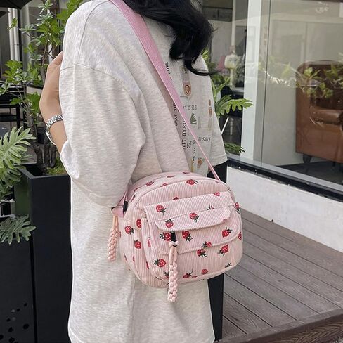 Cute Purses Corduroy Purse Crossbody Bags for Women Cute Handbags in Saudi Arabia