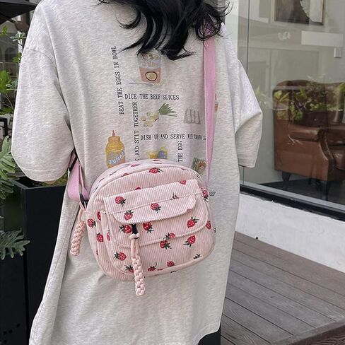 Cute Purses Corduroy Purse Crossbody Bags for Women Cute Handbags in Saudi Arabia