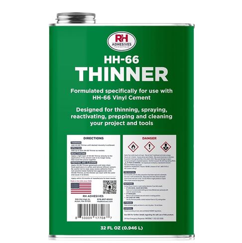 HH-66 Thinner, 16 oz. - RH Adhesives in Kuwait