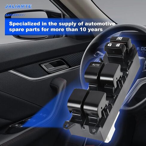 84820-06070 Master Power Window Switch, Driver Side Window Switch Compatible with Tundra/Toyota RAV4/Tacoma Pickup Truck/Yaris/Toyota Corolla/Pontiac Vibe/Scion xB xD, Replaces# 84820-02190 in Kuwait