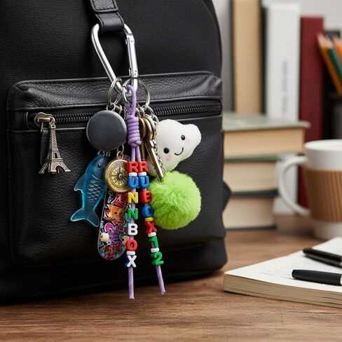 6 قطع سلسلة مفاتيح باراكورد، حبل باراكورد ملون، حقيبة سلسلة مفاتيح ساحرة، حقيبة حبل مضفرة ساحرة، حلقة مفاتيح بعقدة حبل لحقيبة اليد، حقيبة الظهر، محفظة الصداقة، هدايا عيد الميلاد in Kuwait