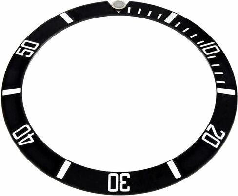Ewatchparts SEADWELLER BEZEL INSERT WATCH PART COMPATIBLE WITH ROLEX 16600, 16660, 16650 BLACK in Kuwait