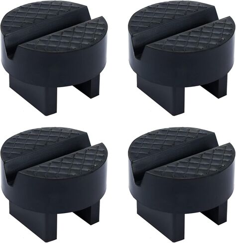 DEDC Floor Jack Pads, Car Lift Jacks Adapter Rubber Pucks, Pinch Weld Protector, Frame Rail Protector Accessories - 4Pcs in Kuwait