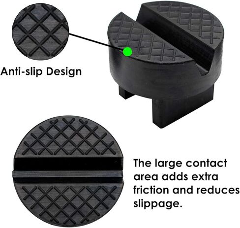 DEDC Floor Jack Pads, Car Lift Jacks Adapter Rubber Pucks, Pinch Weld Protector, Frame Rail Protector Accessories - 4Pcs in Kuwait