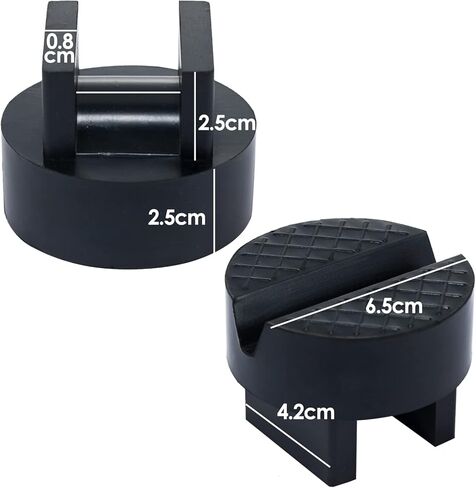 DEDC Floor Jack Pads, Car Lift Jacks Adapter Rubber Pucks, Pinch Weld Protector, Frame Rail Protector Accessories - 4Pcs in Kuwait