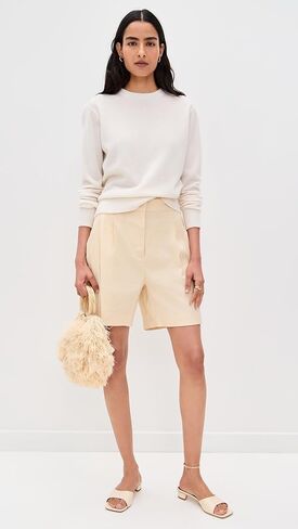 Cashmere Crewneck by White + Warren in Saudi Arabia