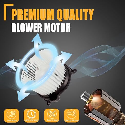 GSPSCN 700101 AC HVAC Heater Blower Motor with Fan Compatible with 2003-2007 Chevy Avalanche Silverado 1500/2500/3500丨GMC Sierra 1500/2500/3500丨 Cadillac Escalade Escalade EXT丨Hummer H2 in Kuwait