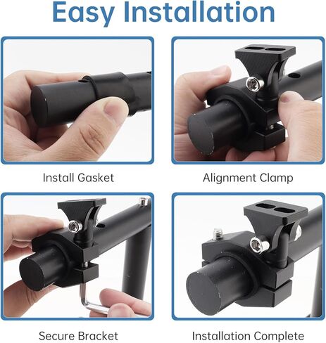 Windance 2pcs 23-33mm Spotlight Mounting Bracket Aluminum Alloy Auxiliary Light Bar Mount Tube Clamp 360 Degree Adjustment for Motorcycle Dirt Pit Bike ATV UTV Tricycle Handlebar Bumper Roll Bar Rack in Saudi Arabia