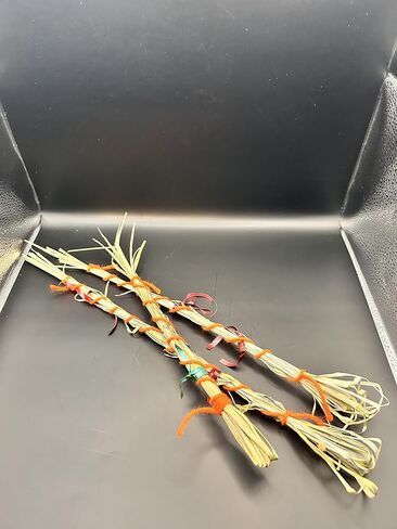 Natural Darbha Kusha Grass for Puja, Havan, Yagya, Karma Puja | Sacred Vedic Grass for Hindu Rituals & Home Temple | 12" Long Bundle Pack (12 Sticks) in Saudi Arabia