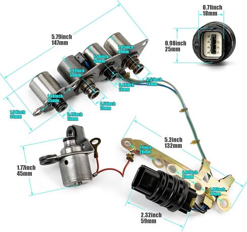 RE4F04B RE4F03V RL4F03A RE4F03A RE4F03B Transmission Solenoid Kit Compatible For Nissan Remanufactured 31940-85X01 31940-3AX0A in Kuwait