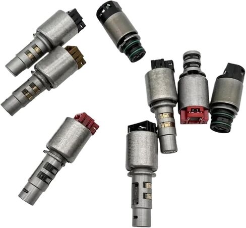 8 قطعة 6 سرعة الملف اللولبي عدة A6LF1/2/3 A6MF1 A6MF2 ناقل حركة أوتوماتيكي الملف اللولبي عدة متوافق لشركة هيونداي كيا شيفروليه Ix35 I30 in Kuwait