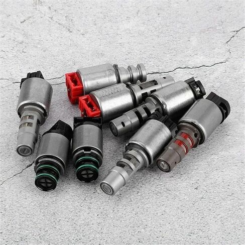 8 قطعة 6 سرعة الملف اللولبي عدة A6LF1/2/3 A6MF1 A6MF2 ناقل حركة أوتوماتيكي الملف اللولبي عدة متوافق لشركة هيونداي كيا شيفروليه Ix35 I30 in Kuwait