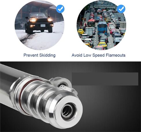 1Pair VVT Valve Variable Control Timing Solenoid Compatible For Chevrolet- Cobalt Captiva HHR Impala Malibu Pontiac- 12655420 12655421 in Kuwait