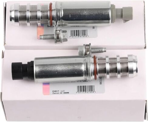 1Pair VVT Valve Variable Control Timing Solenoid Compatible For Chevrolet- Cobalt Captiva HHR Impala Malibu Pontiac- 12655420 12655421 in Kuwait