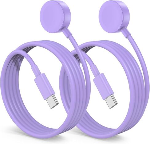 iWatch Charger Upgraded Magnetic Wireless with USB C to Apple Watch Cable 3FT Fast Charging for i-Watch Series Ultra SE/8/7/6/5/4/3/2/1 Includes 38mm 40mm 42mm 44mm 45mm Size - White in Saudi Arabia