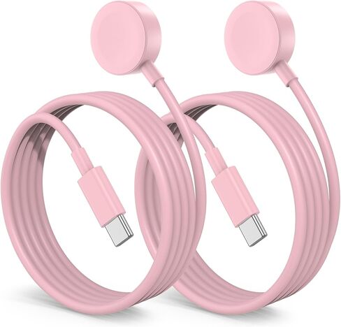 iWatch Charger Upgraded Magnetic Wireless with USB C to Apple Watch Cable 3FT Fast Charging for i-Watch Series Ultra SE/8/7/6/5/4/3/2/1 Includes 38mm 40mm 42mm 44mm 45mm Size - White in Saudi Arabia