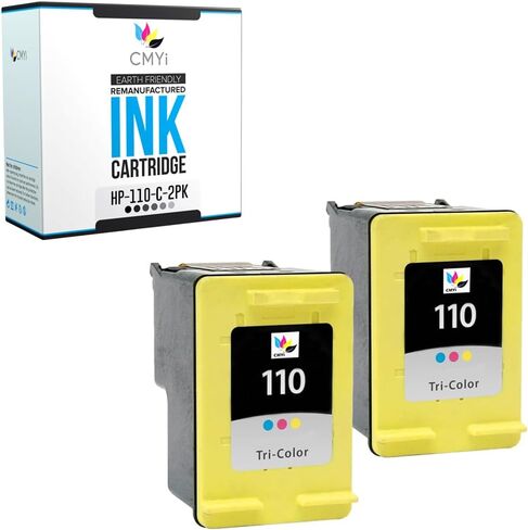 110 Color Replacement Ink Cartridge for HP PhotoSmart A310, A311, A314, A316, A320, A430, A432, A433, A434, A436, A440, A441, A442, A444, A445, A446, A447, A448 Printer in Saudi Arabia