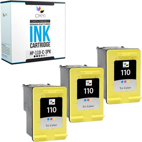 110 Color Replacement Ink Cartridge for HP PhotoSmart A310, A311, A314, A316, A320, A430, A432, A433, A434, A436, A440, A441, A442, A444, A445, A446, A447, A448 Printer in Saudi Arabia