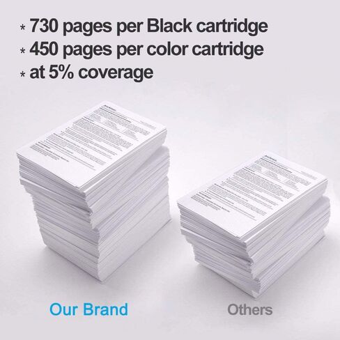 بديل Amazink لخراطيش الحبر 910XL | يعمل مع OfficeJet Pro 8022، 8024، 8025، 8028، 8035 | عبوة مكونة من 4 ألوان عالية الإنتاجية in Kuwait