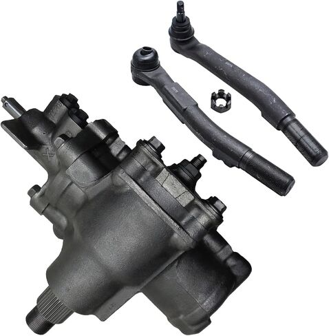 محور ديترويت - مجموعة صندوق تروس الدفع الرباعي لـ 2011-2016 2019 Ford F-250 F-350 Super Duty، مجموعة صندوق تروس التوجيه الكهربائي، وصلات نهاية قضيب الربط الخارجي الأمامي 2012 2013 2014 2015 in Saudi Arabia