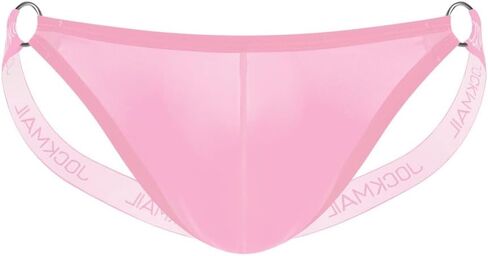 Men's Ice Silk Jockstrap Low Waist Breathable Thong Underwear Workout Jock Strap Comfortable Briefs for Men in Saudi Arabia