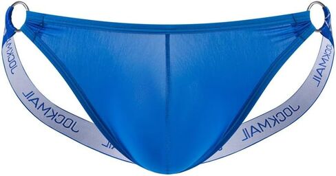 Men's Ice Silk Jockstrap Low Waist Breathable Thong Underwear Workout Jock Strap Comfortable Briefs for Men in Saudi Arabia