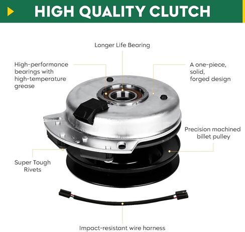 Aeagle 717-04174 917-04174 PTO Clutch for Cub Cadet SLT1554 LT1042 LT1050 LTX1045 LTX1046 LT1046 Replace 917-05209 917-05001 917-04552 Warner 5219-51 5219-64 in Kuwait