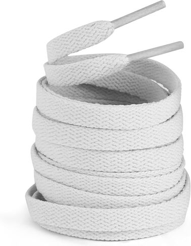 Shoe Laces for Sneakers, 2 Pairs Shoelaces for Women Sneakers, Flat Shoe Laces Strings 37.5"-63" in Saudi Arabia