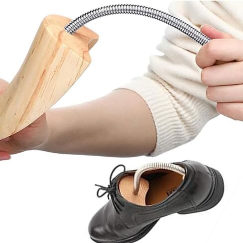Shoe Trees for Men - Adjustable Wood Shoe Trees With Spring,Wooden Shoes Tree For Men &Women in Kuwait