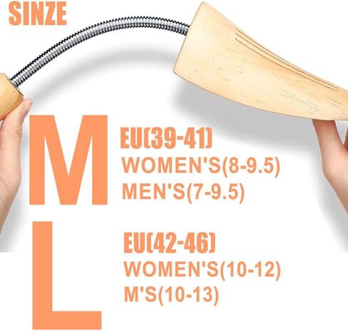 Shoe Trees for Men - Adjustable Wood Shoe Trees With Spring,Wooden Shoes Tree For Men &Women in Kuwait