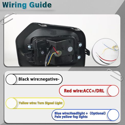 LED Front Bumper Fog Light Kit for Toyota Tacoma 2016-2023 Switchback White Daytime Running Light Amber Turn Signal Lamp in Saudi Arabia