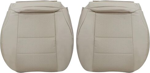 Priprilod Leather Drive＆Passenger Side Bottom Replacement Seat Cover Gray Compatible with Mercedes Benz C300 C350 / GLK250 GLK280 GLK300 GLK350 2008 2009 2010 2011 2012 2013 2014 in Saudi Arabia