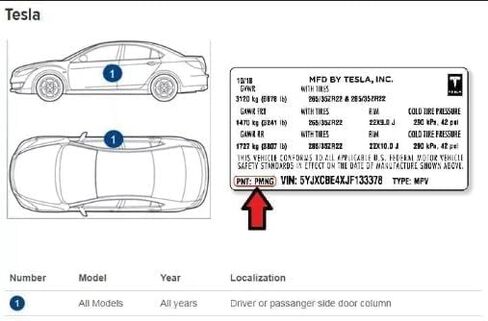 Compatible With 2013 Tesla Sonic Carbon (NEU-106E) Factory Matched Ultra Premium Basecoat Clearcoat Aerosol Kit - Touch Up Paint Kit in Kuwait