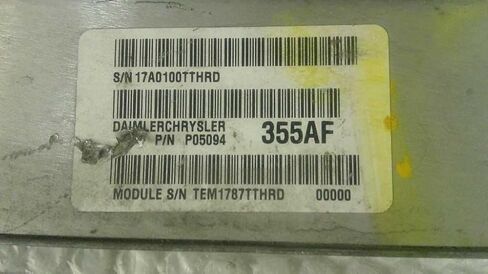 07 Compatible with Dodge 1500 Compatible with Durango Aspen Engine ECM Control Module 05094355AF P05094355AF in Saudi Arabia